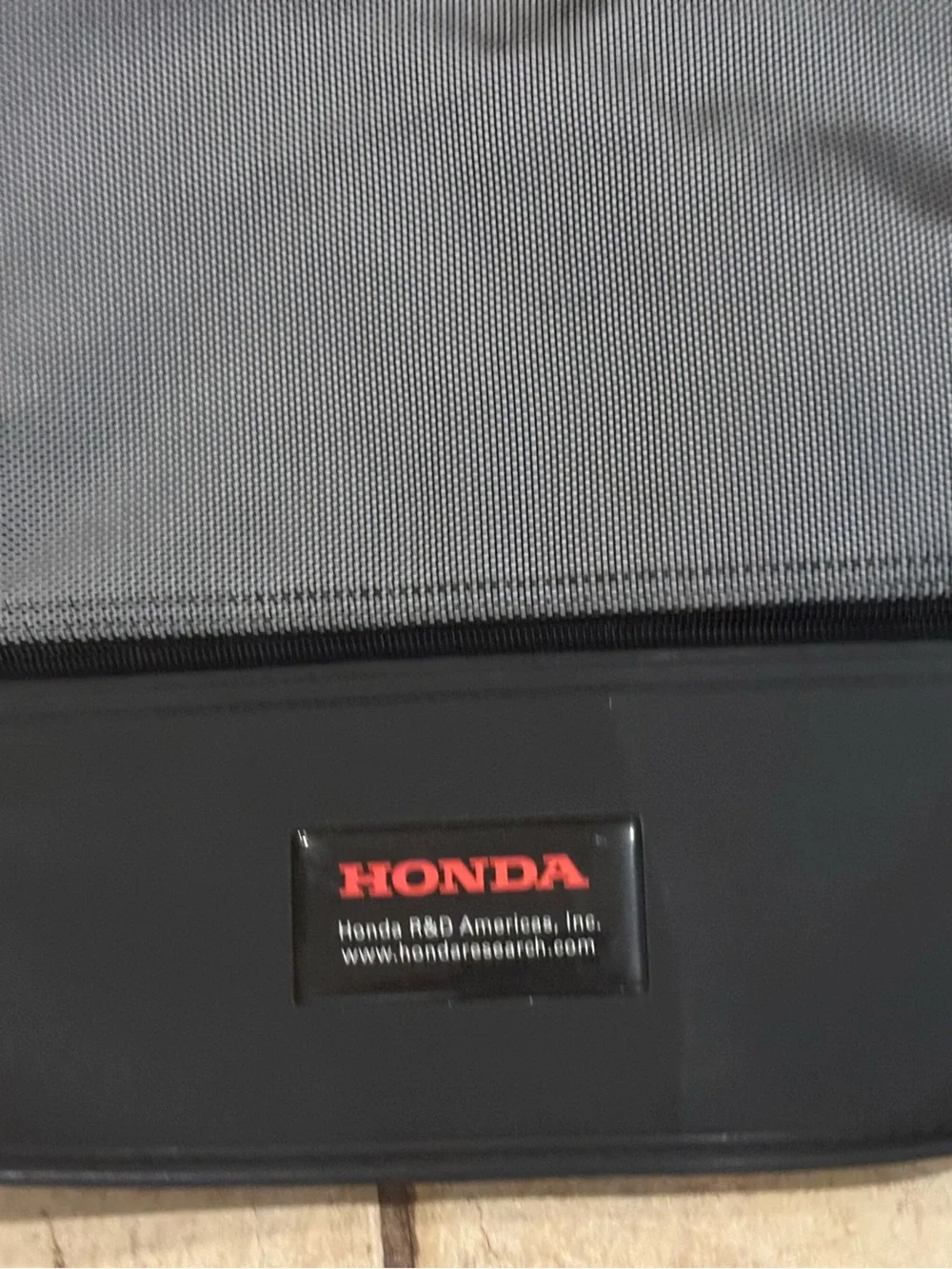 Honda Black and Gray Messenger Bag for Men